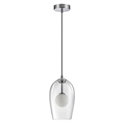 Подвесной светильник ODEON LIGHT PENDANT LOSTAR, Хром, 40 Вт, 4952/1 - фото 743281