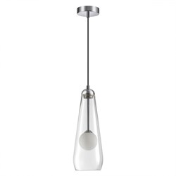 Подвесной светильник ODEON LIGHT PENDANT LOSTAR, Хром, 40 Вт, 4954/1 - фото 743354