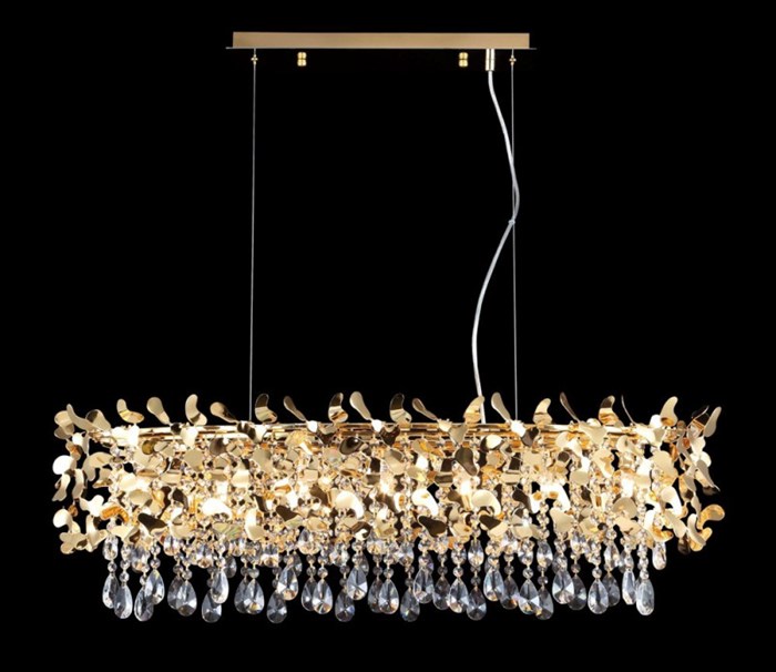 Подвесная люстра Crystal Lux ROMEO SP8 GOLD L1000 - фото 768015