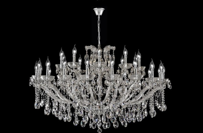 Подвесная люстра Crystal Lux HOLLYWOOD SP20+10 CHROME - фото 769479