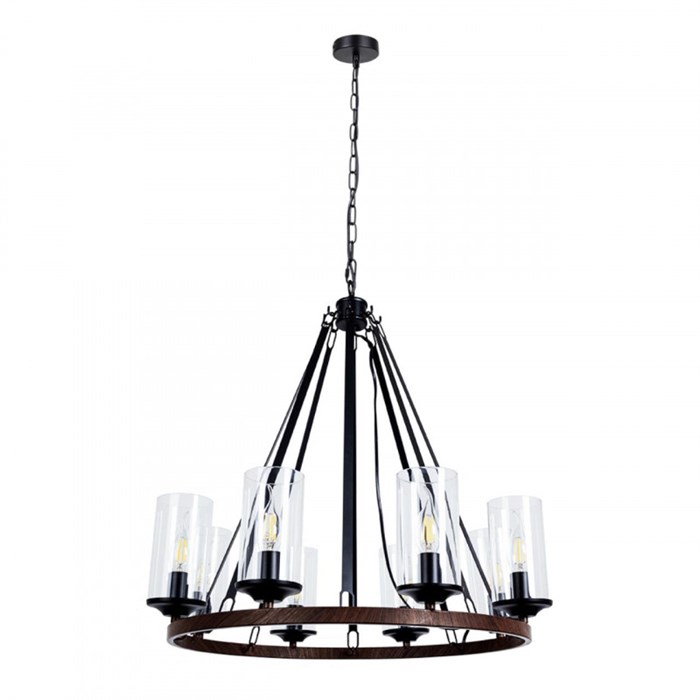 Подвесная люстра ARTE Lamp A7014SP-8BK - фото 865589