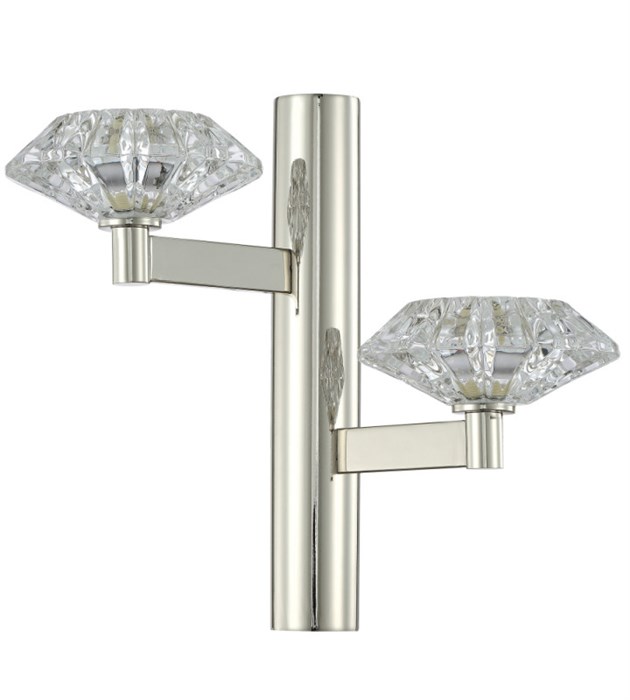 Бра Crystal Lux REBECA AP2 NICKEL - фото 881820