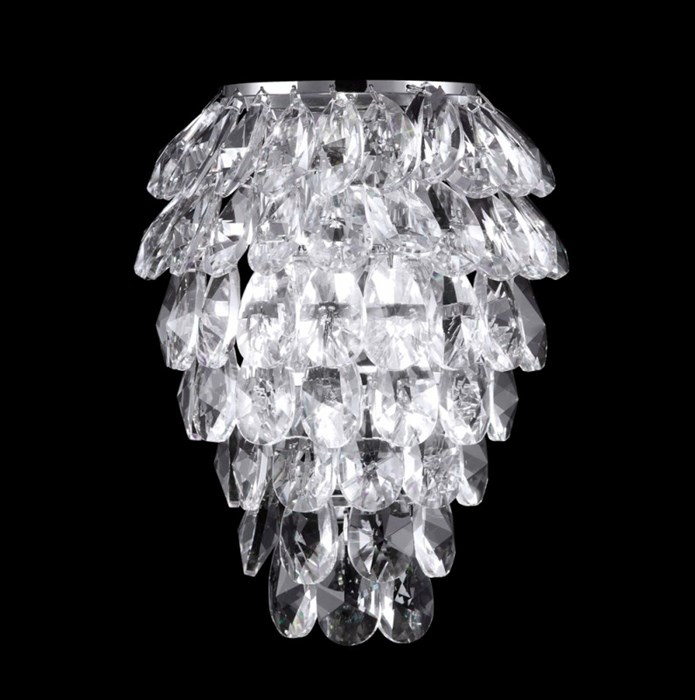 Бра Crystal Lux CHARME AP3 CHROME/TRANSPARENT - фото 882072