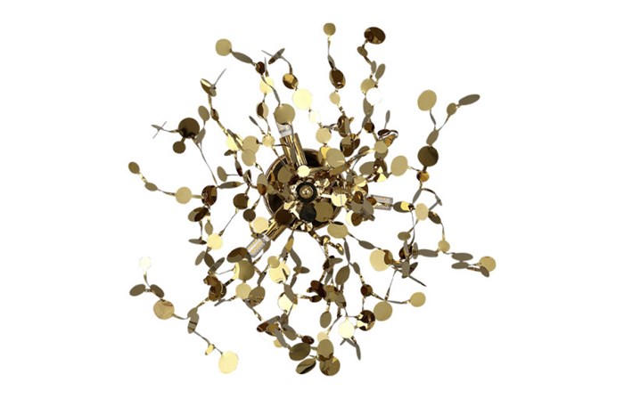 Бра Crystal Lux GARDEN AP-PL3 D400 GOLD - фото 899509