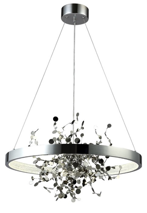 Подвесная люстра Crystal Lux GARDEN SPLED+3 D600 CHROME - фото 899630