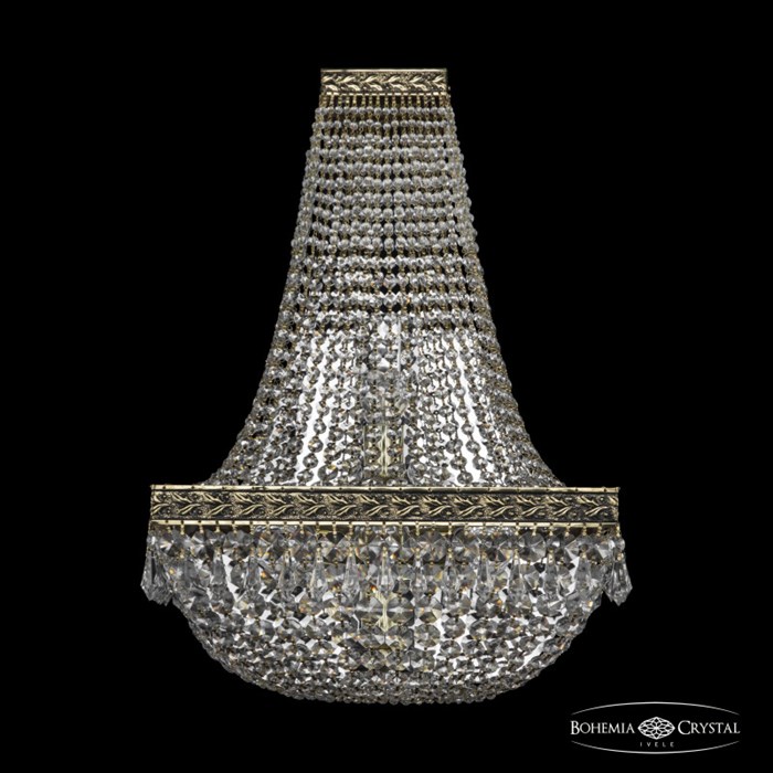 Бра Bohemia Ivele Crystal 19012B/H2/35IV GB - фото 919545