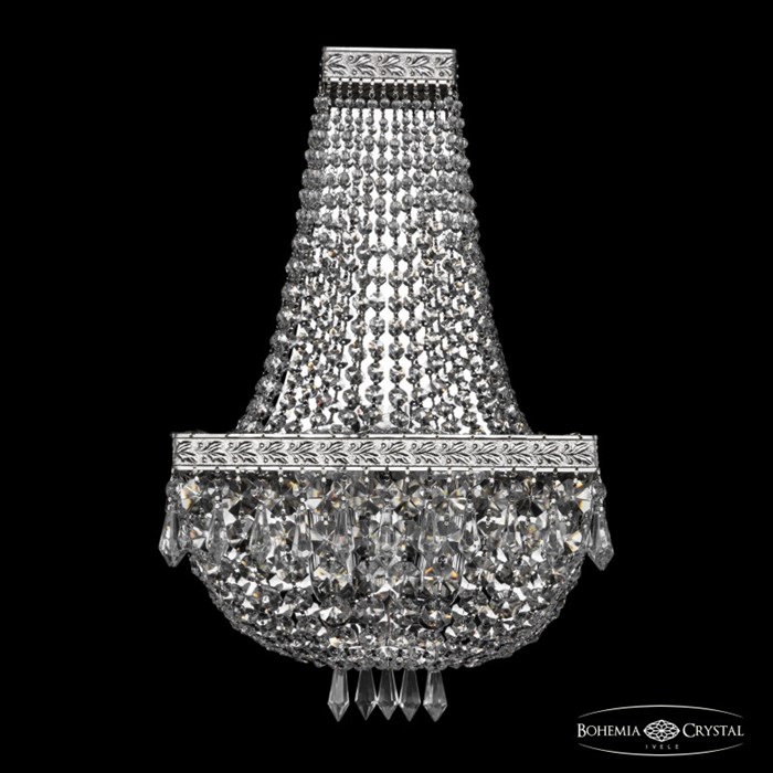 Бра Bohemia Ivele Crystal 19272B/H2/25IV Ni - фото 919570