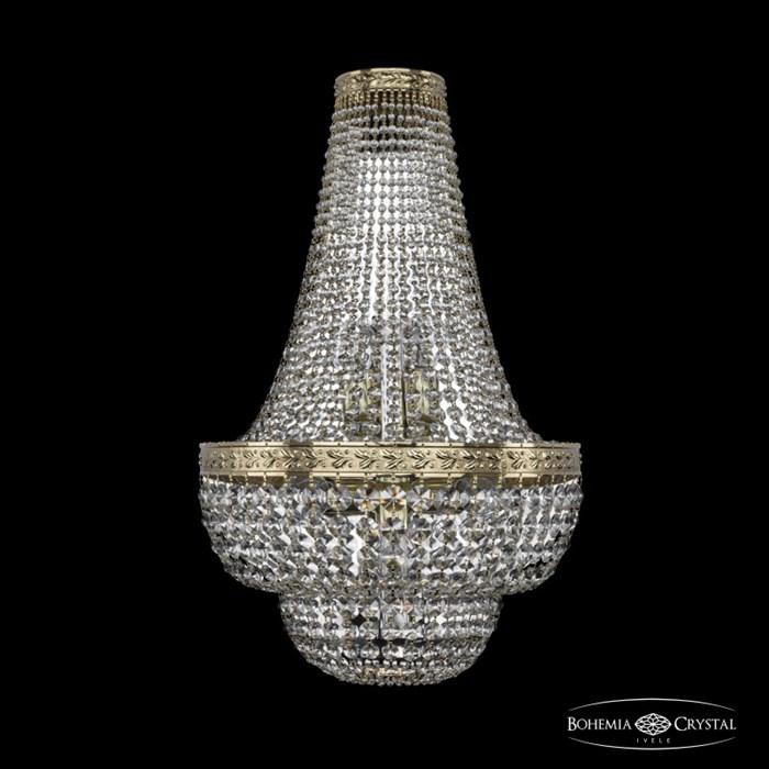 Бра Bohemia Ivele Crystal 19101B/H2/35IV G - фото 919625