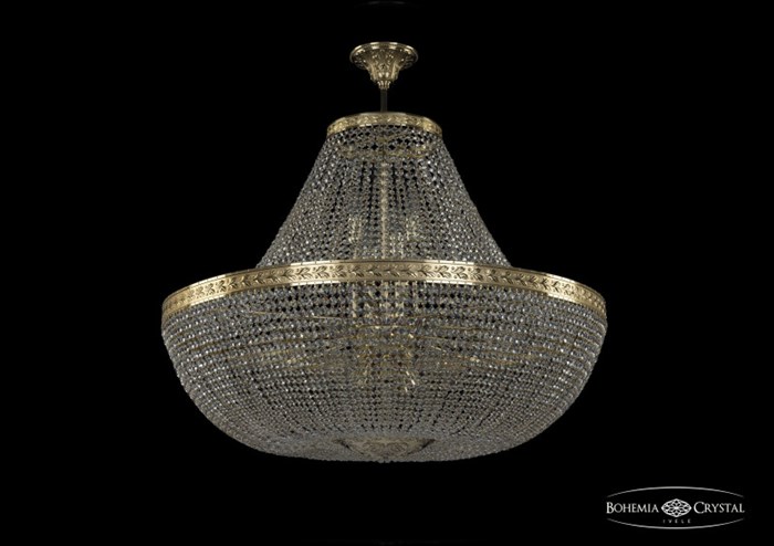 Люстра на штанге Bohemia Ivele Crystal 19051/H1/90IV G - фото 919684