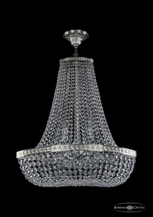 Люстра на штанге Bohemia Ivele Crystal 19113/H2/55IV Ni - фото 919773