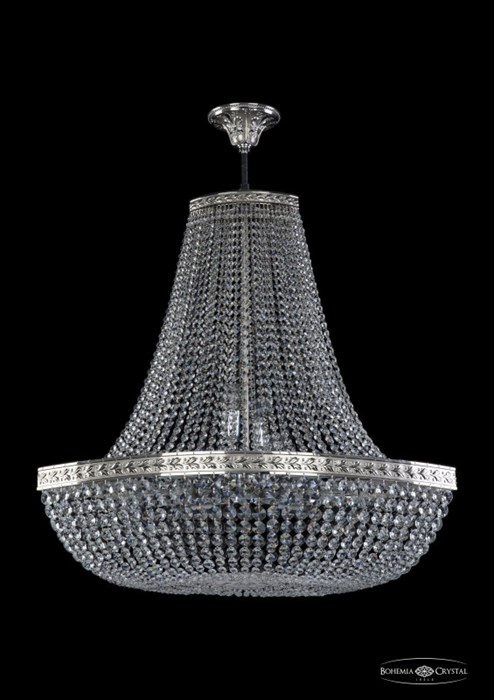 Люстра на штанге Bohemia Ivele Crystal 19113/H2/80IV Ni - фото 919779