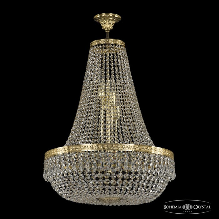 Люстра на штанге Bohemia Ivele Crystal 19011/H2/55IV G - фото 919792