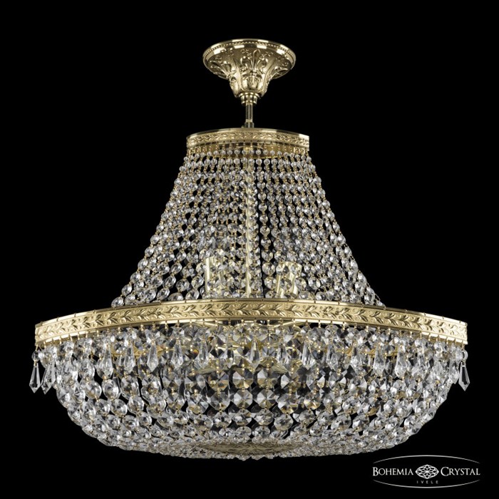 Люстра на штанге Bohemia Ivele Crystal 19013/H1/55IV G - фото 919815