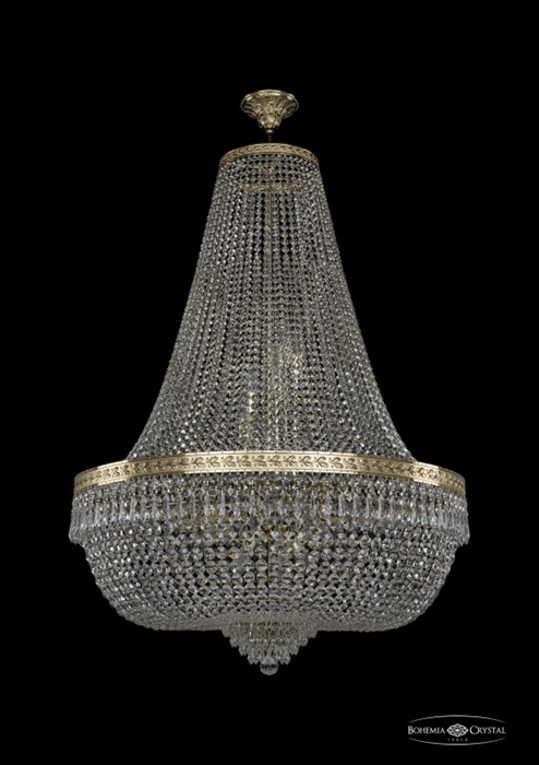 Люстра на штанге Bohemia Ivele Crystal 19271/H2/90IV G - фото 919839