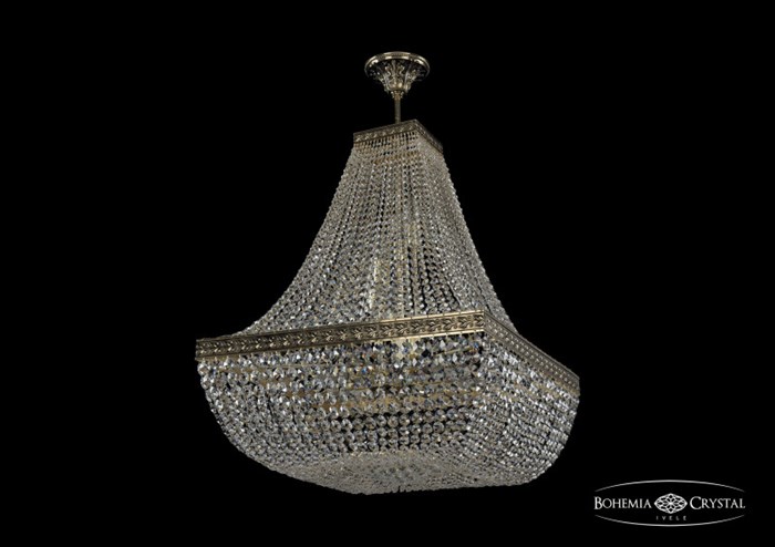 Люстра на штанге Bohemia Ivele Crystal 19282/H2/60IV GB - фото 919923