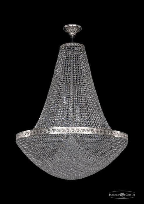 Люстра на штанге Bohemia Ivele Crystal 19321/H2/80IV Ni - фото 919979