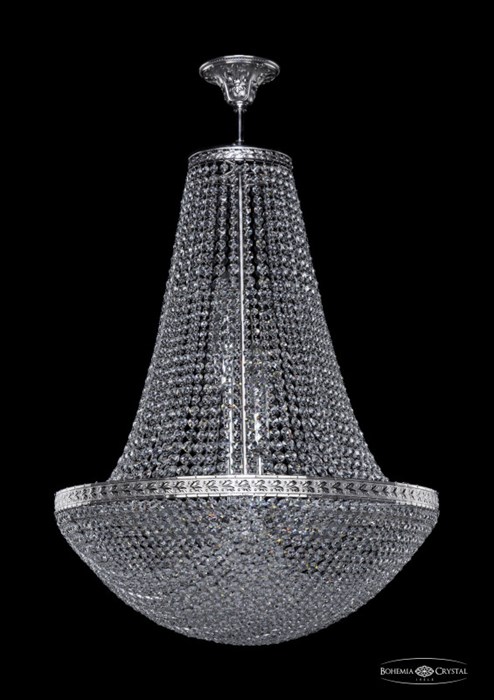 Люстра на штанге Bohemia Ivele Crystal 19321/H2/55IV Ni - фото 919981