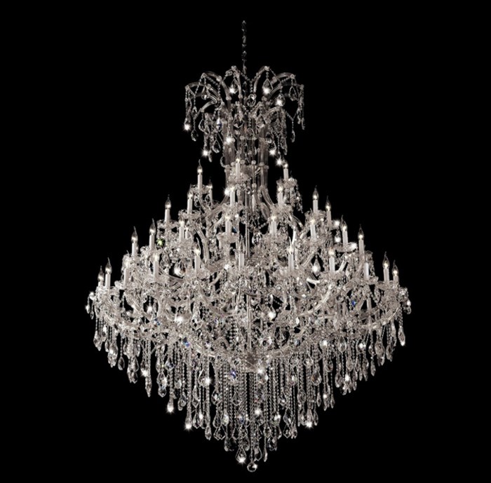 Подвесная люстра Crystal Lux DIVA SP60 CHROME - фото 922078