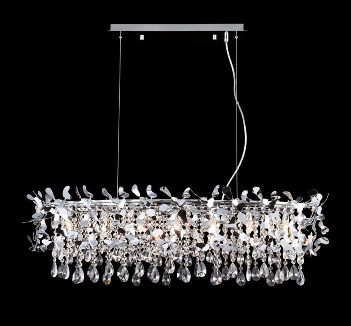 Подвесная люстра Crystal Lux ROMEO SP8 CHROME L1000 - фото 925133