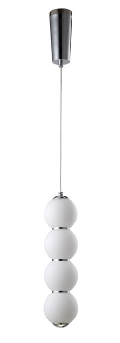 Подвесной светильник Crystal Lux DESI SP4 CHROME/WHITE - фото 934385