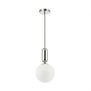 {{photo.Alt || photo.Description || 'Подвесной светильник ODEON LIGHT PENDANT OKIA, Хром/Черный, 40 Вт, 4670/1'}}