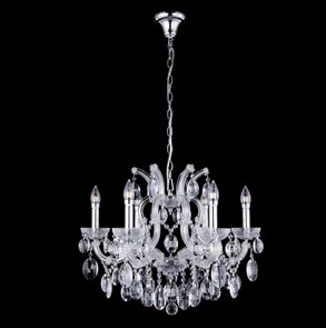 Подвесная люстра Crystal Lux HOLLYWOOD SP6 CHROME