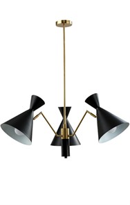 {{photo.Alt || photo.Description || 'Люстра на штанге Crystal Lux JOVEN SP3 GOLD/BLACK'}}