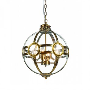 Подвесная люстра DeLight Collection KG0516P-4 antique brass