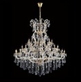 Подвесная люстра Crystal Lux HOLLYWOOD SP53 GOLD - фото 758461