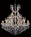 Подвесная люстра Crystal Lux HOLLYWOOD SP16+8+8 GOLD - фото 768001