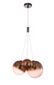 Подвесной светильник Crystal Lux ELCHE SP3 COPPER - фото 837822