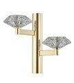 Бра Crystal Lux REBECA AP2 GOLD - фото 881825