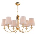 Люстра на штанге Crystal Lux CAMILA SP6 GOLD - фото 881845