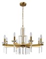 Подвесная люстра Crystal Lux MARRON SP8 BRASS - фото 899560