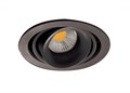 Встраиваемый светильник Donolux DL18615/01WW-R Shiny black/Black - фото 902692