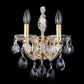 Бра Crystal Lux ISABEL AP2 GOLD/TRANSPARENT - фото 927577