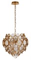 Подвесная люстра Crystal Lux DESEO SP6 D460 GOLD - фото 927583