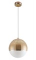 Подвесной светильник Crystal Lux OPTIMA SP1 GOLD D200 - фото 927606