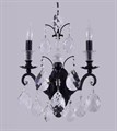 Бра Crystal Lux MAGNIFICO AP2 BLACK/TRANSPARENT - фото 927786