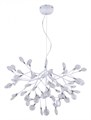 Подвесная люстра Crystal Lux EVITA SP63 WHITE/TRANSPARENT - фото 930959