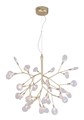 Подвесная люстра Crystal Lux EVITA SP36 GOLD/TRANSPARENT - фото 934387