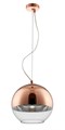 Подвесной светильник Crystal Lux WOODY SP1 D300 COPPER - фото 934412