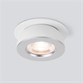 Встраиваемый светильник Elektrostandard Pruno белый/серебро 8W 4200К (25080/LED) - фото 941396